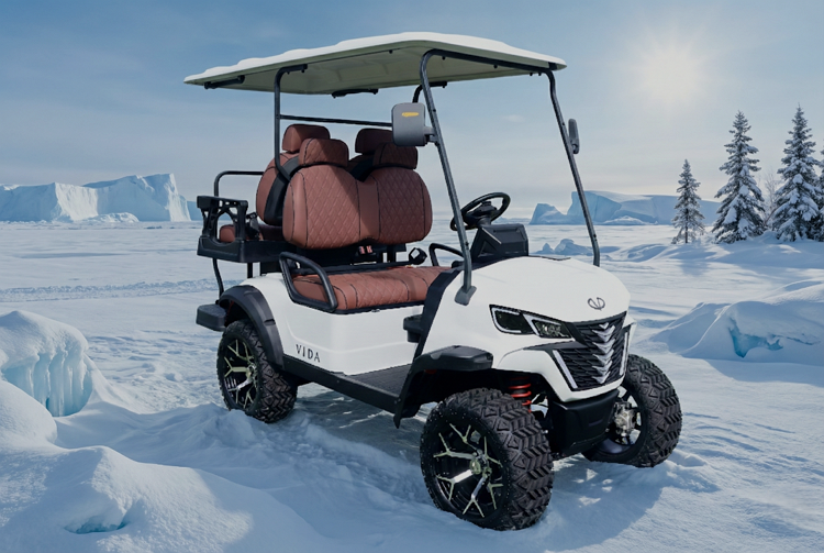 VIDA White/Brown Cart